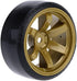 4Pcs 63mm RC Drift Car Tires, Hard Tyres Plastic Wheel Rims for 1/10 Traxxas HSP Tamiya HPI Kyosho