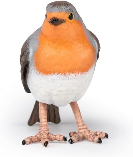 Papo Hand-Painted Figurine - Wild Animal Kingdom Robin 50275 - Collectible for Children from 3 Years Old