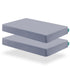 Biloban Crib Sheets Fitted, 2 Pack Crib Sheet Fits for Standard Crib