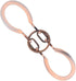 SHUYUE Classical Metal Horseshoe Puzzle Traditional Brain Teaser Puzzles Jigsaw Toy (Bronze, Normal)