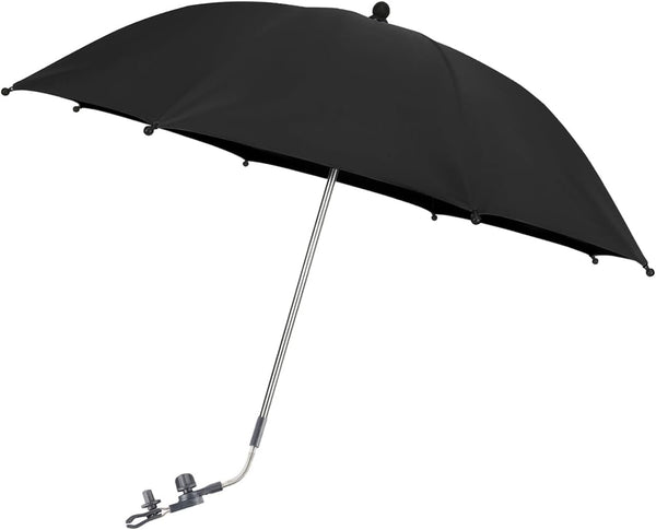 STARRY CITY Baby Pram Umbrella with Adjustable Universal Clamp,Children Buggy Sun-Proof Parasol with Clip