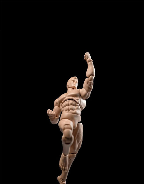 1/12 Figure,6inches Male Action Strong Muscular Body Man Soldier Super Flexible Figure Model for Custom Sketch Practice