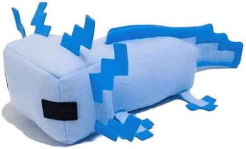 XSLWAN Blue Axolot Plush Plush Stuffed Toy Soft Throw Pillow Decorations for Video