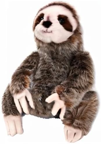 Bearington Simon Plush Three Toed Sloth Stuffed Animal, 10 Inches
