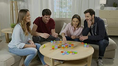 Stakz, Match-Stack-Win! Tile-Laying Family Strategy Game by University Games for 2 to 4 Players
