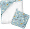 Stephen Joseph Baby Muslin Hooded Towel with Washcloth, Dog