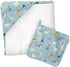 Stephen Joseph Baby Muslin Hooded Towel with Washcloth, Dog