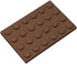 Classic Brown Plates Bulk, 50 Piece 4x6 Brown Plate, Compatible with Lego Parts and Pieces