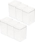 Abaodam 6pcs Box Display, Plastic Container Mini Toy Container for Baby Doll, Acrylic Display Case for Figurines