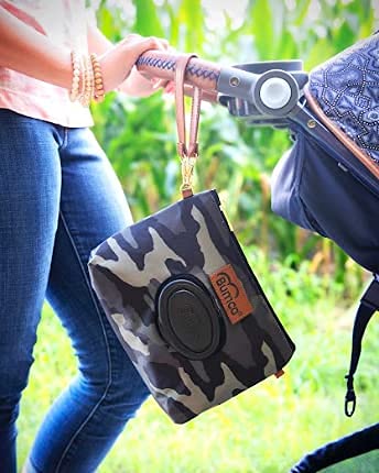 Bumco Diaper Clutch - Portable Wipes Dispenser & Baby Travel Essentials, Airtight Refillable Wipes Container, Diaper