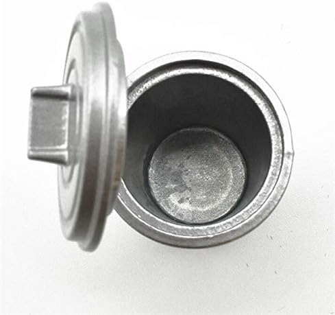 Adult Scene DIY 1:12 Dollhouse Miniature Furniture, Silver Trash Can Garbage Bin (30mm width, 26mm height, 35mm)