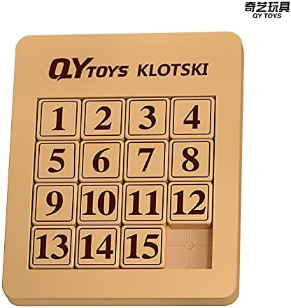 Cuberspeed Magnetized Klotski Puzzle, Slide Number Puzzle Brain Teasers Toy, 15 Klotski Puzzle