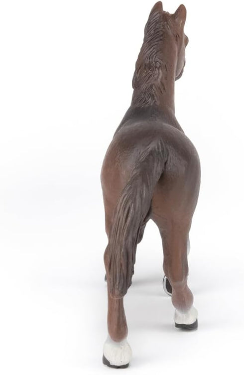 Papo Hand-Painted Figurine - Horses, Foals and Ponies - Anglo-Arab Mare Figure 51075 - Collectible for Children