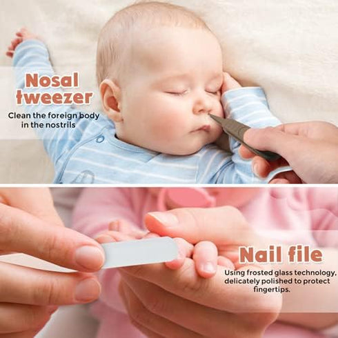 Set Baby Nail Clippers for Newborn,Infant Nail kit for New Parents Gift