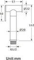 OJJBAVKFQ HandheldSprayer Brass Cloth Diaper Sprayer, Rose GoldSprayer for Toilet Single Cold Angle Valve