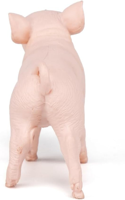 Papo Hand-Painted Farmyard Friends Female Piglet Figurine - 51136 - Collectible for Children 3 Years and Up, Pink