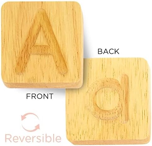Montessori Wooden Alphabet Tracing Boards for Preschool Learning - Letter Formation Tools