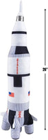 Adventure Planet 26 (1 Soft Saturn Rocket Plush Toy Pc.) Colorful Printed Space Rocket Plush Great Gift for Kids, Prize