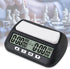 Chess Clock Digital Chess Timer Professional for Board Games with Alarm, 3-in-1 Multifunction Portable Chess Clock, 2 AA Battery Included (Black) by MOSTRUST