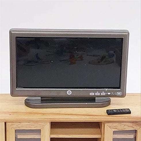 SXFSE 1:12 Doll House TV, Scale Dollhouse Accessories Miniature Furniture Decor Model, Play Toy (TV)