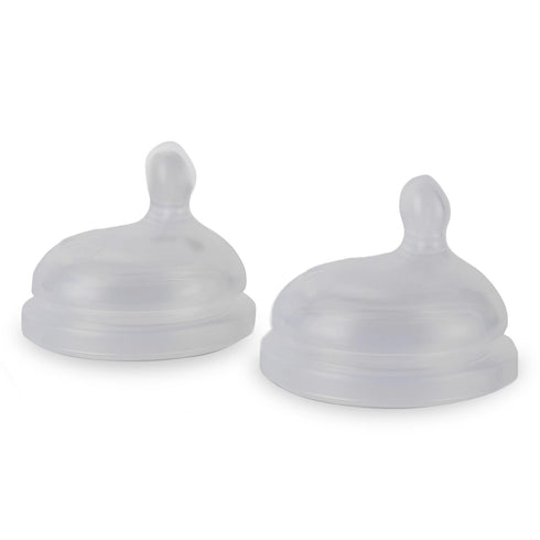 MILK & WATER Anti-Colic Nipples, Set of 2 - Fast Flow (6+