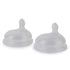 MILK & WATER Anti-Colic Nipples, Set of 2 - Fast Flow (6+
