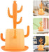 Generic Cactus-Shaped Baby Bottle Drying Rack - a Multi-Functional Storage Rack with Detachable Hooks for Convenient