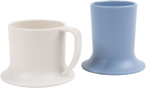 Kids Tumbler and Teacup Set - 2 Cup Set (6 & 7 Oz) Sippy Cups, Dishwasher/Microwave Safe