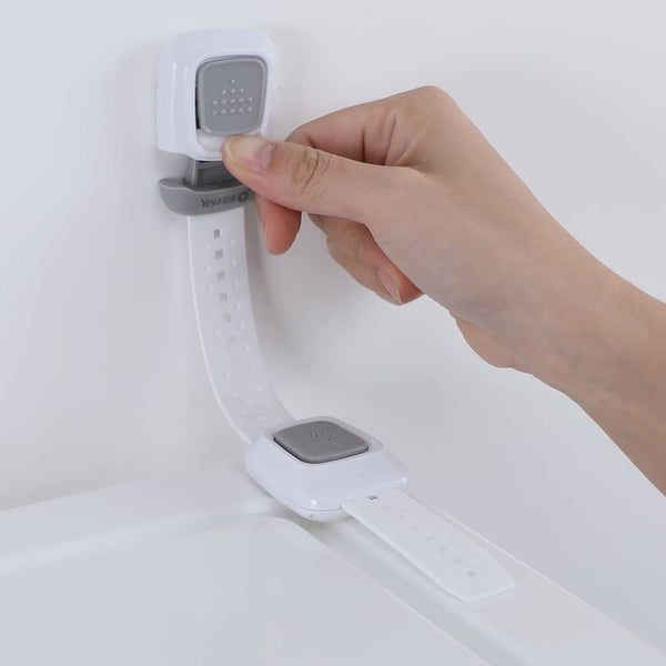 YEYA Upgraded No Drill Anti-tip Furniture Wall Anchors Straps for Baby Proofing, 4 Pack