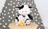 10 inch Magic Years Musical Light Up Cow Toy for Baby, Plays Twinkle, Twinkle Little Star, Black and White Cow, Farm