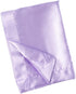Heavens Cuddles Double Sided Pure Satin Baby Blanket 48"x36" (Lavender)