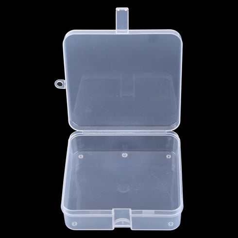 Saccgt Portable Baby Infant Teether for Case ansparent Holder Pacifier Chain Storage Box Newborn Outdoor avel Clear