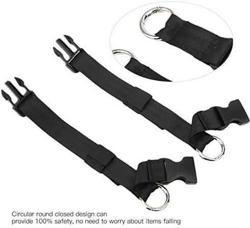 VGEBY Stroller Hooks, 2 Pcs Universal Round Strong Handy Hooks for Wheelchair Organizer Hanger