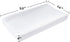 Organic Cotton Changing Pad Cover, Diaper Changing Table Pad Covers 2 Pack, Jersey Knit Super Soft & Stretchy Cradle Sheets for Baby Boys Girls, 32" x 16" x 4", White