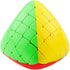 Willking Pyramorphix 5X5 Mastermorphix Megamorphix Stickerless Magic Speed Puzzle Cube, Pyramid-Shaped Brain Teaser
