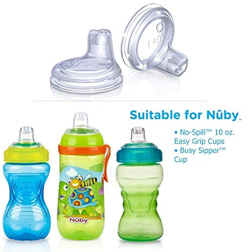 Nuby Replacement Silicone Spouts - 10 Pack for Item 890 and 891