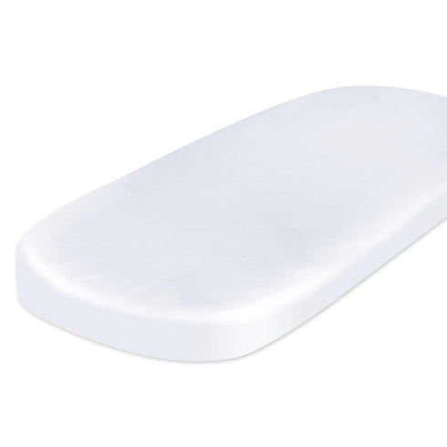 Satin Bassinet Sheet, Soft Silk Sheets for Baby Hair, Fitted for Oval and Rectangle Bassinet Mattress