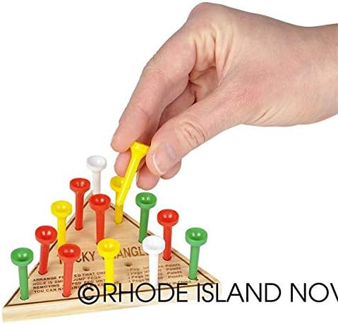 4.5" Wooden Triangle Game by Rhode Island Novelty