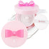 SPF50+ Set 1 1 Peachand Baby Kids Mineral Sun Cushion PA++++, Korean Skin Care, Pink ribbon with Cushion and Refill