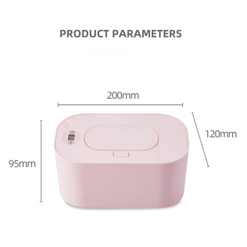 Plplaaoo Baby Wipe Warmer with Temperature Control Portable Wipe Warmer for Car and Home Use USB Powered Baby Wet Wipes