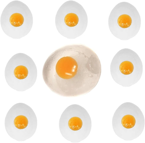 6-Pack) The Dreidel Company Sticky Egg Splat (White