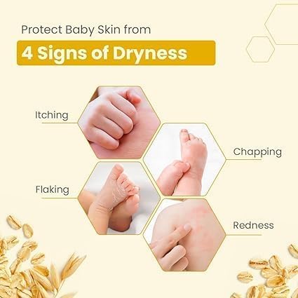 Generic 6.76 Oz Unscented Baby Wash with Oatmeal Gentle Tear Free Cleanser for Newborns & Sensitive Skin- Fl