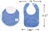 Waterproof Baby Bibs for Girls and Boys, Unisex Cotton Solid Knit Infant Feeding Bibs