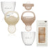 Ali+Oli (2-pc) Food & Fruit Feeder Pacifier Set (Oat & Coco), BPA-Free Silicone for Baby