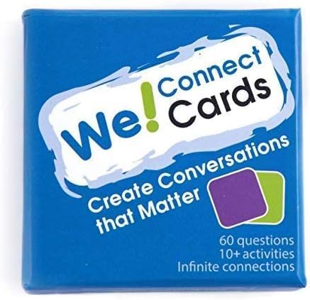 Connect Cards - Icebreaker Conversation Starter Games | Team Building Games for Work | Group Games for Adults (60 Cards)