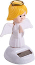White Solar Powered Dancing Toys, Angel Figures for Car Decoration and Automotive Interior Accessories