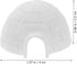 Zerodeko 6Pcs Igloo Figurines Set, Realistic Polar Toys Miniature Toys Playset Arctic Igloo Figures Toy Mini Arctic Igloo Toys Set for Kids