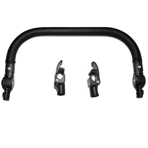 Baby Stroller Bumper Bar Armrest Handle Crossbar Accessories for Bugaboo Bee 3 5 6 with Black Cover