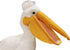 Cute Life Like Pelican Bird Plush Toy, 16in Simulation Nature Bird Doll Birthday Gift for Children