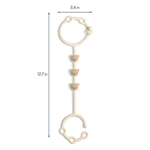 Itzy Ritzy Toy & Snack Cup Strap Adjustable Strap for Keeping Baby's Toys Nearby BPA-Free Silicone Tether